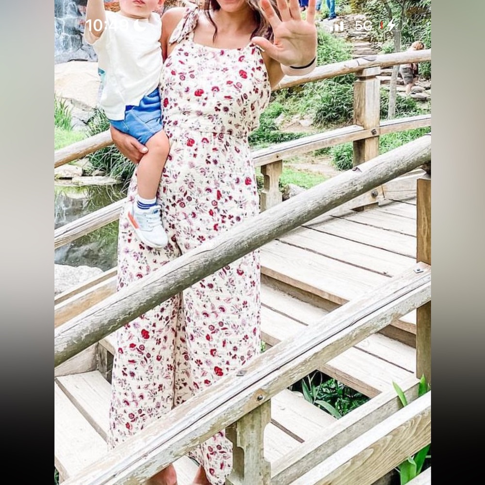 Zara Soft Printed Jumpsuit - Picture 3 of 3